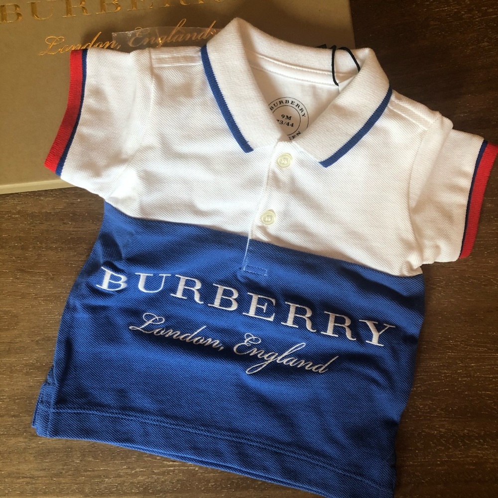 Burberry Baby Boy’s Logo Polo 9M BNWT